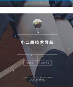 PHP简单技术导航网站源码1.2版本 带后台管理