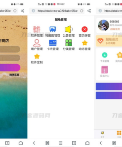 软件库系统源码 免服务器 带后台