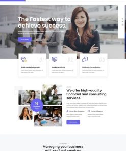 HTML5咨询公司响应式网站模板