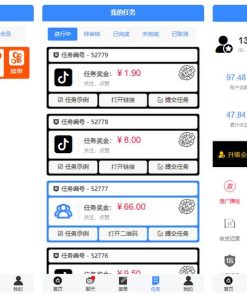 【抖音快手点赞系统】全新蓝色UI+完整后台
