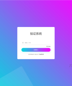 2022 老A卡密验证系统
