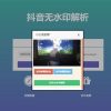 PHP抖音在线去水印抖音无水印视频解析源码