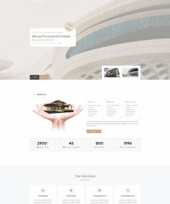 HTML5房地产公司宣传网站模板