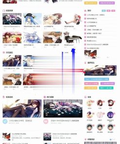 Discuz模板二次元动漫C风格+C风格门户版1.1 UTF8+GBK