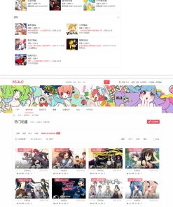 仿视频字幕弹幕网站 – Miko二次元动漫视频网站源码 视频播放带源码