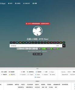 BYR-Navi-master好看有个性的网站技术导航源码