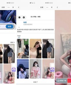 微信抖音快手三合一壁纸小程序源码_后端管理设置功能丰富