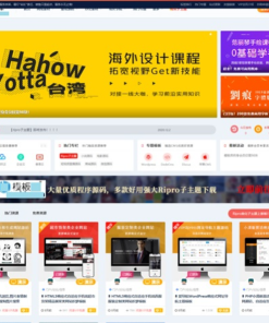 Ripro主题化C位系列 演示站可调用内页图 于视频资源、素材下载站SEO-子主题