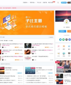 wordpress zibll子比主题6.4.1开心版源码下载_破解原版/直接使用/无需教程_站长亲测