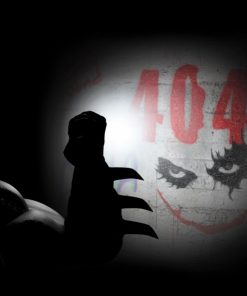 创意黑色蝙蝠侠小丑404源码