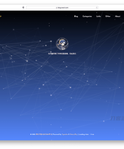 StarrySky 星空主题---typecho简约记录型主题