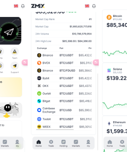 海外版AI量化区块链系统源码 UI精美