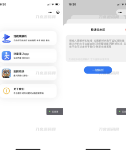 多平台短视频去水印 刷步数小程序 别踩鸡块小游戏合集微信小程序源码下载