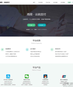 2021最新个人免签支付Java版 雨荷云码支付码支付易支付个人/企业支付宝微信二维码收款app监控
