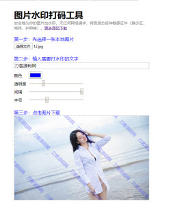 图片在线加水印源码