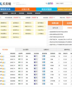 Thinkphp友链交易买卖平台源码 仿Alivv友链平台源码 友链买卖系统