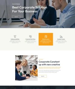 HTML5企业解决方案服务公司网站模板