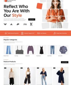 CSS时尚服饰在线商城网站模板