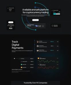 虚拟货币交易平台HTML5网站模板