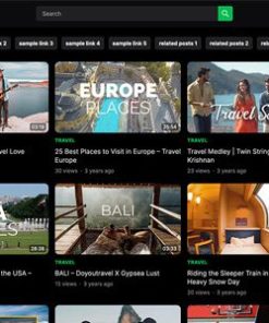 Blackvideo Pro WordPress 主题blackvideo pro wordpress theme