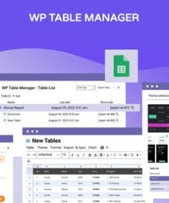 wp table manager WP表管理器