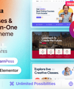 阿卡迪亚教育 WordPress 主题acadia education wordpress theme