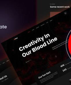Arino 创意机构 WordPress 主题arino creative agency wordpress theme