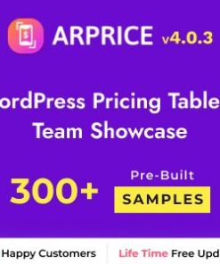 arprice wordpress pricing table plugin Arprice WordPress 定价表插件