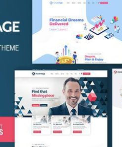 优势商业咨询 WordPress 主题avantage business consulting wordpress theme