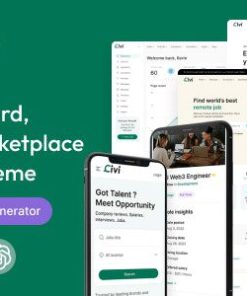Civi 工作委员会 WordPress 主题civi job board wordpress theme