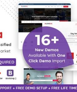 Classiera 分类广告 WordPress 主题classiera classified ads wordpress theme