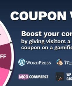 coupon wheel for woocommerce and wordpress WooCommerce 和 WordPress 的优惠券轮