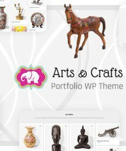 工艺艺术 WordPress 主题crafts arts wordpress theme