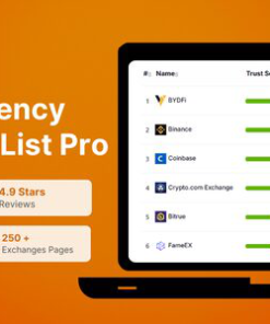 cryptocurrency exchanges list pro wordpress plugin 加密货币交易所列表专业版 WordPress 插件