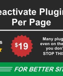 deactivate plugins per page 每页停用插件数