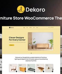 Dekoro 家具店 WooCommerce 主题dekoro furniture store woocommerce theme
