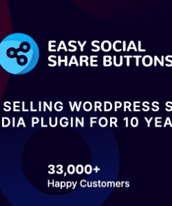 easy social share buttons for wordpress WordPress 的简单社交分享按钮