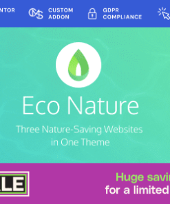 生态自然环境生态WordPress主题eco nature environment ecology wordpress theme
