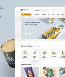 FarmArt 有机杂货市场 WordPress 主题farmart organic grocery marketplace wordpress theme
