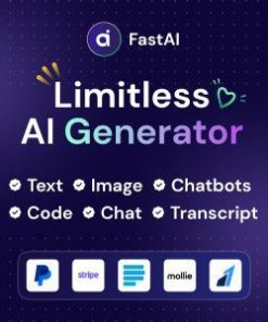 fastai SaaS AI 内容语音文本图像聊天代码生成器fastai saas ai content voice text image chat code generator