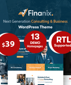 Finanix 商业 WordPress 主题finanix business wordpress theme