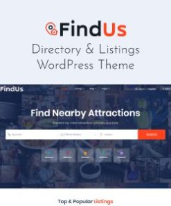 Findus 目录列表 WordPress 主题findus directory listing wordpress theme