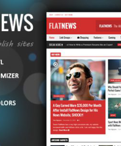 Flatnews WordPress 主题flatnews wordpress theme