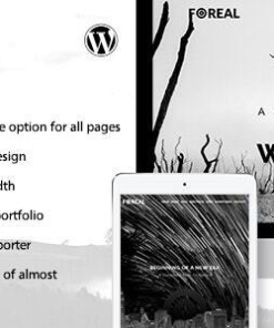 前导演作家 WordPress 主题foreal director writer wordpress theme