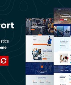 Geoport 运输物流 WordPress 主题geoport transport logistics wordpress theme