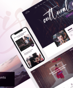 瑜伽梵歌 WordPress 主题gita yoga wordpress theme