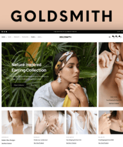 金匠珠宝店 WooCommerce Elementor 主题goldsmith jewelry store woocommerce elementor theme