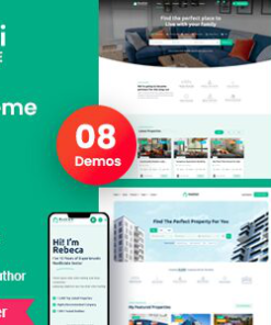 Homlisti 房地产 WordPress 主题homlisti real estate wordpress theme