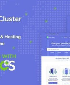 HostCluster WHMCS 托管 WordPress 主题hostcluster whmcs hosting wordpress theme