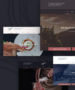 扁面条餐厅 WordPress 主题linguini restaurant wordpress theme
